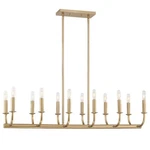 Crystorama Bailey Light Chandelier, Aged Brass BAI-A2112-AG. Fixed Price $548.00.