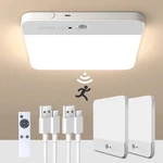2 Pack Rechargeable Motion Sensor Led Ceiling Light With Remote, Wireless Bat.... Fixed Price $62.13.