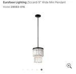 Crystal Pendant Light Ziccardi By Eurofase (two Avail). Fixed Price $60.00.