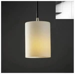 Justice Design Group Fusion FSN-8815-10-OPAL-CROM Chrome 1-LIGHT Mini Pendant. Fixed Price $62.97.