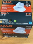 Halo RLS6159FS1EWHDMR 6'' Slope Ceiling Direct Mount Recessed Led Light. Fixed Price $50.00.