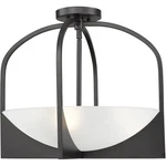 Z-lite 1947SFS-MB Devon Semi-flush Mount Matte Black. Fixed Price $310.00.