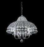 New Modern Elegant Crystal Dome Chandelier With Chrome Finish Luxury Pedant Lamp. Fixed Price $360.00.