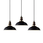 Ecopower Industrial Metal Barn Pendant Light 3 Pack. Fixed Price $159.61.