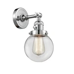 Innovations Beacon 6" Light Semi-flush, Amber/chrome/globe 201FSW-PC-G202-6. Fixed Price $128.13.