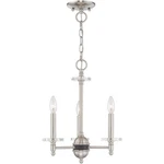 Livex Lighting 42703-91 Bennington Mini Chandelier Brushed Nickel. Fixed Price $149.99.