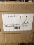 Savoy House 6-LIGHT 22" Chandelier, Natural Brass M10093NB. Fixed Price $225.00.