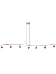 Cal Lighting 954-77L-BS/CBS Seven Pendant From Serpentine Collection 84IN. Fixed Price $499.99.