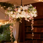 Home Decoration Flower Vine Combination Pendant Light,modern Wedding/garden Lamp. Fixed Price $106.85.