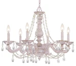 Crystorama 5026-AW-CL-MWP Sutton 6-LIGHT Cut Crystal Chandelier. Fixed Price $798.00.