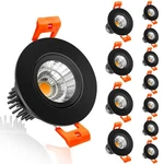 Inch Led Downlight 3W Recessed Lighting 220LM Cob Dimmable 3000K Warm White Cr. Fixed Price $95.12.