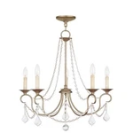 Livex Lighting Pennington Chandelier Painted Antique Silver Leaf. Fixed Price $383.99.