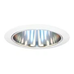 Juno Lighting Recessed Down Trim, 6 In, Wht/slv, Open, SRS27 Cwh. Fixed Price $48.19.