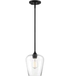 Octave Light Mini-pendant Matte Black By Savoy House 7-4036-1-BK. Fixed Price $99.00.