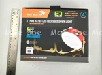 Run Bison 4IN Fire Rated Led Recessed Down Light With Junction Box. Fixed Price $14.99.
