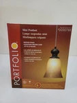 Portfolio Bronze Finish Mini Pendant Light - 0030788 (6X9.5X6). Fixed Price $23.16.
