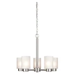 Westinghouse 6227400 Sylvestre 5 Up Lighting Chandelier - Nickel. Fixed Price $157.04.