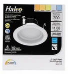 Halco 87986 (RDL4-8-CS-ST) 4" Proled Select Retrofit Downlight. Fixed Price $13.12.