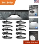Sunco 10 Pack Ufo Led High Bay Light, 150W, 19500 Lumens, 5000K Ultra Bright .... Fixed Price $756.69.