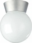 Nuvo 77-152 8" Utility Light, Outdoor Ceiling With White Glass Globe. Fixed Price $44.46.