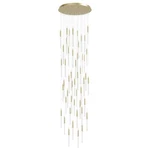 Avenue Lighting Main St. 51LT 158" Snow Acyrlic Pendant, Brass HF2051-SNW-BB. Fixed Price $8564.00.