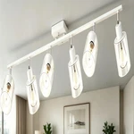 Bricosmocon Track Lighting Fixtures Ceiling 6-LIGHT Clear Glass. Fixed Price $144.81.
