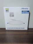 Maxxima Round Recessed Led Downlight Slim Flat Panel Dimmable 8". Fixed Price $19.99.