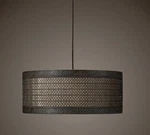 Uttermost 3-LIGHT Semi-matte Black Hanging Shade New Orleans Collection 21891. Fixed Price $337.50.