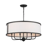 Kichler Heddle Light 17" Chandelier, Textured Black - 52466BKT. Fixed Price $644.99.