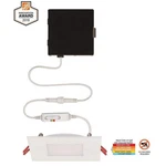 Commercial Electric Ultra Slim Integrated Led 4" Square Adj Cct Recessed Light. Fixed Price $15.62.