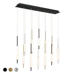 Cumberland Rectangular Chandelier 12 Light-antique Brass/black Finish Eurofase. Fixed Price $4345.00.