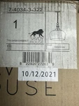 Savoy House Lighting 7-4034-3-322 Octave Pendant Warm Brass *sealed. Fixed Price $255.20.