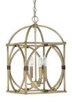 Capital Lighting 4521 Oak Foyers 4-LIGHT Full Sized Cage Pendant. Fixed Price $430.00.