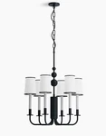 Kohler Tresdoux 30 6 Light Polished Nickel Chandelier K-27442-CH08-GNL (new). Fixed Price $550.00.