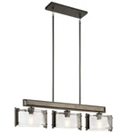 Kichler Aberdeen Light Linear Chandelier, Olde Bronze - 43896OZ. Fixed Price $664.99.