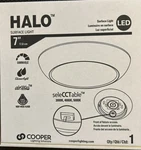 Halo Led Surface Light CLD7089SWHR. Fixed Price $10.00.