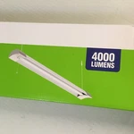 Two 4 Commercial Electric Led Shop Lights Pull Chain Plug-in Cord 1003958066. Fixed Price $80.00.
