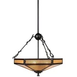 Hampton Bay Lynden 528062 3-LIGHT Maya Bronze Bowl Pendant Chandelier. Fixed Price $65.95.
