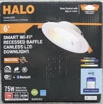 Halo Regresed Canless Smart Wi-fi Led Recessed Downlight 6" RLWZC612 W/ Wiz Pro. Fixed Price $30.00.