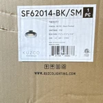 Kuzco Trinity Ceiling Fixture SF62014-BK/SM Black/smoked Finish 21W. Fixed Price $100.00.