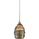 Atlas Lighting & Home CL11707-GY Vines Mini Pendant Satin Nickel. Fixed Price $198.00.