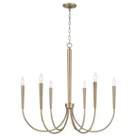 Capital Lighting Holden Chandelier, Aged Brass - 445961AD. Fixed Price $518.00.