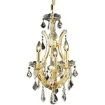 Elegant Lighting 2800D12G/RC Maria Theresa Pendant Gold. Fixed Price $470.00.
