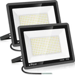 Xycn 2 Pack 100W Led Flood LIGHT,3000K Warm White Outside Light,no PLUG,11. Fixed Price $73.79.