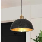 Uolfin 1-LIGHT Black And Plated Gold Pendant With Transitional Design. Fixed Price $59.99.