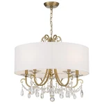 Crystorama Lighting Group 6625-CL-MWP Othello 24"W Gold. Fixed Price $848.00.