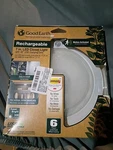 Good Earth Lighting Rechargeable Led Tap 7-INCH White Round 300LUMENINDOOR. Fixed Price $11.00.