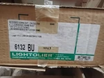 Lightolier 6" Fluorescent Frame In Kit Recessed Calculite Bu. New. Fixed Price $39.90.