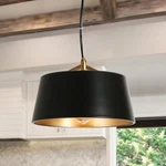 Ksana Pendant Fixtures, Modern Hanging Lights Black & Copper Farmh. Fixed Price $44.00.