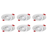 Nadair 6-PACK 4 Inches Gimbal Led Ultra Slim Recessed Lights, 9W, 750 Lumens,.... Fixed Price $199.75.